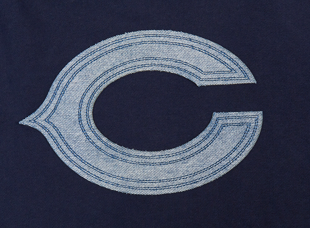 NFL CHICAGO BEARS VARSITY BLUES MEN'S PULLOVER HOODIE (MIDNIGHT NAVY) - Image 6