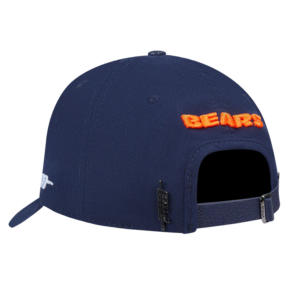 NFL CHICAGO BEARS SUGAR SKULL COTTON TWILL PRO SCORE STRAPBACK (MIDNIGHT NAVY) - Image 3