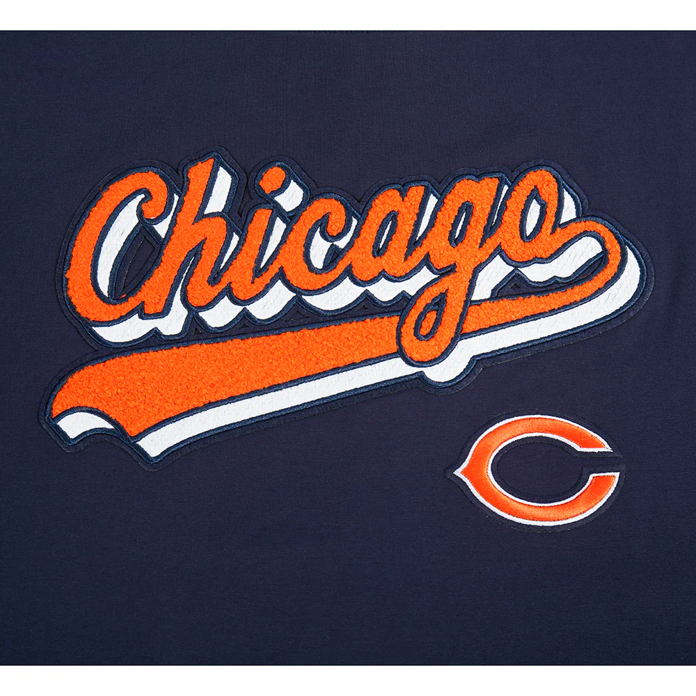 NFL CHICAGO BEARS SCRIPT TAIL WOMEN'S SJ BOXY TEE (MIDNIGHT NAVY) - Image 10