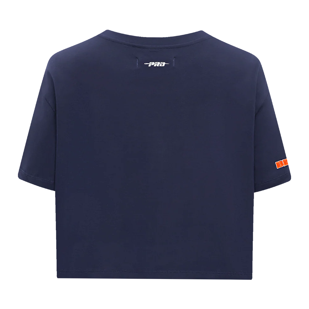 NFL CHICAGO BEARS SCRIPT TAIL WOMEN'S SJ BOXY TEE (MIDNIGHT NAVY) - Image 7