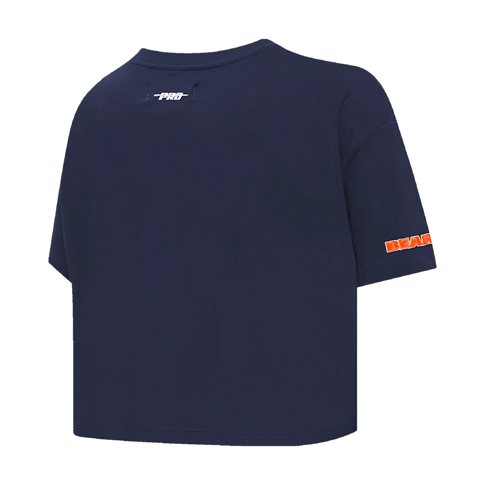 NFL CHICAGO BEARS SCRIPT TAIL WOMEN'S SJ BOXY TEE (MIDNIGHT NAVY) - Image 8
