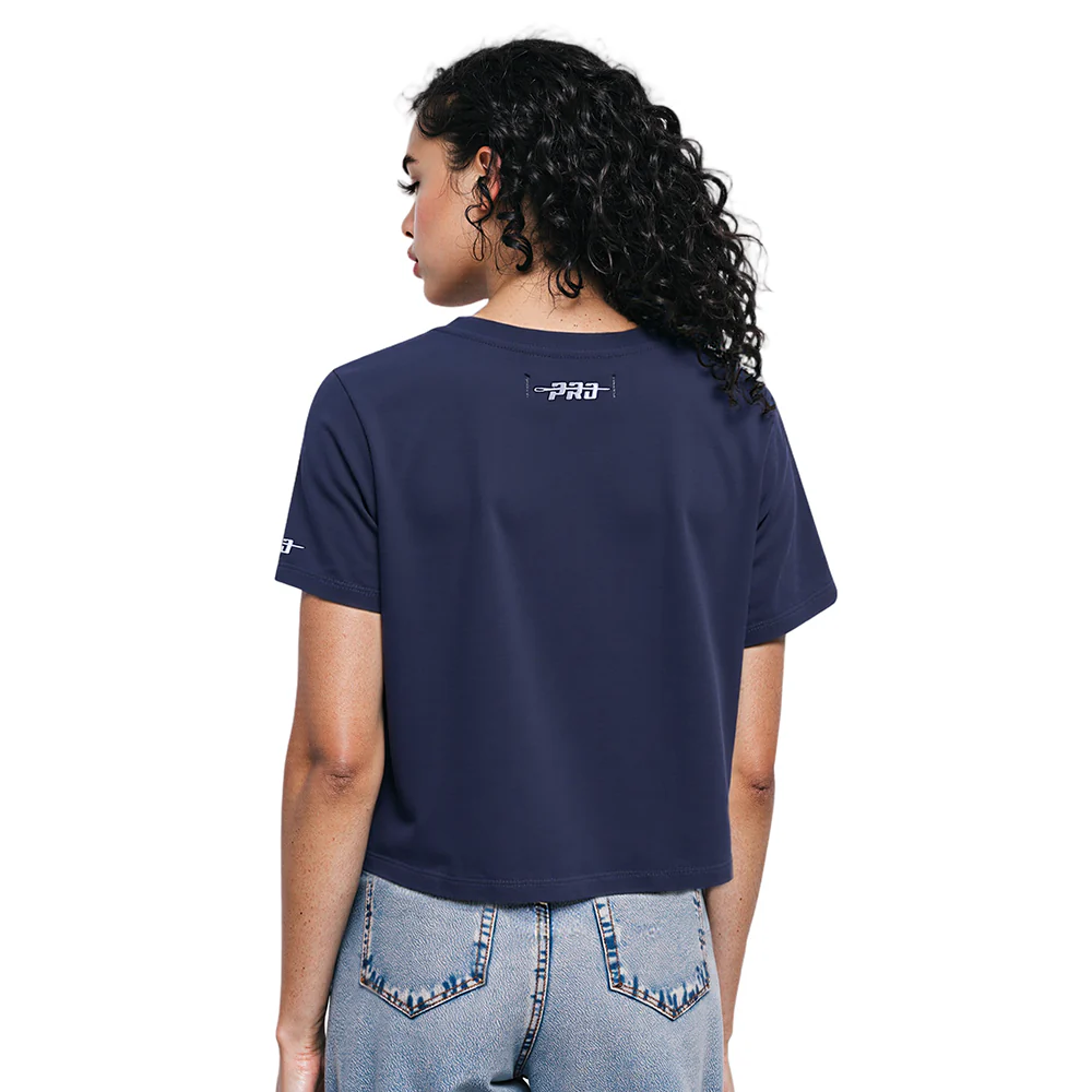 NFL CHICAGO BEARS RETRO ELEVATION WOMEN'S SINGLE JERSEY BOXY TEE (MIDNIGHT NAVY) - Image 9