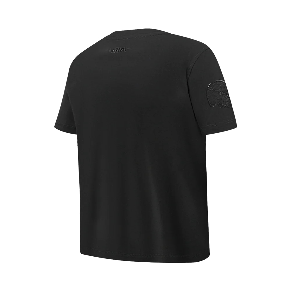 NFL CHICAGO BEARS TRIPLE BLACK BIG BOYS SINGLE JERSEY TEE (BLACK) - Image 6