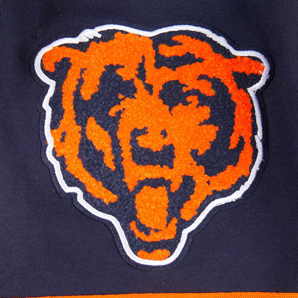NFL CHICAGO BEARS CLASSIC BIG BOYS FLEECE 2.0 SHORT (MIDNIGHT NAVY/ORANGE) - Image 18