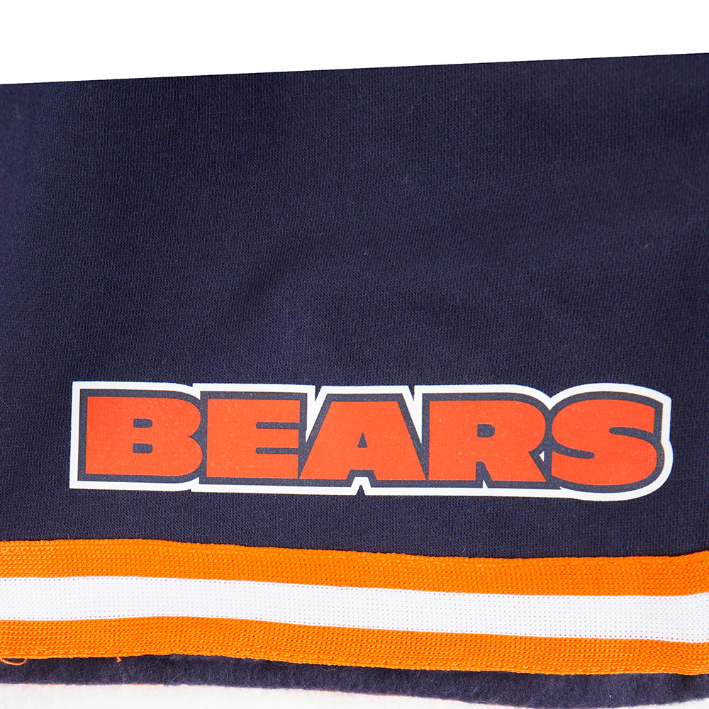 NFL CHICAGO BEARS CLASSIC BIG BOYS FLEECE 2.0 SHORT (MIDNIGHT NAVY/ORANGE) - Image 8
