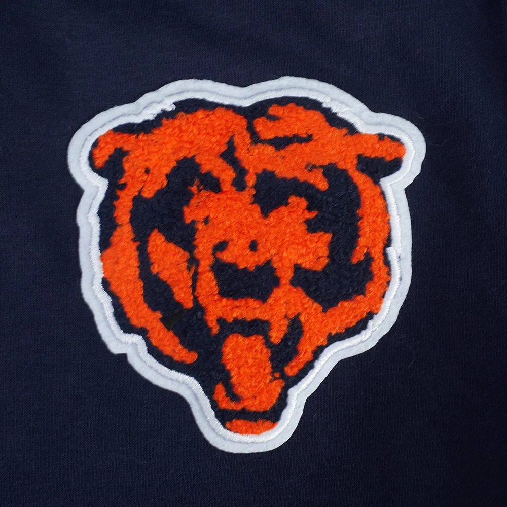 NFL CHICAGO BEARS CLASSIC BIG BOY'S FLC FZ PO HOODIE (MIDNIGHT NAVY) - Image 6