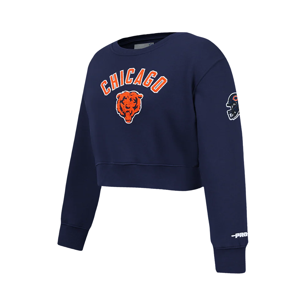 NFL CHICAGO BEARS CLASSIC BIG GIRL'S FLC CREWNECK (MIDNIGHT NAVY) - Image 3