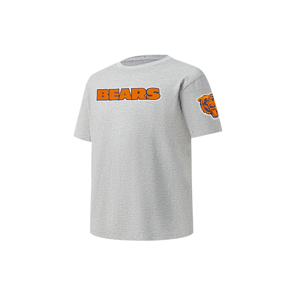 NFL CHICAGO BEARS CLASSIC LITTLE BOY'S SS TEE (HEATHER GREY) - Image 4