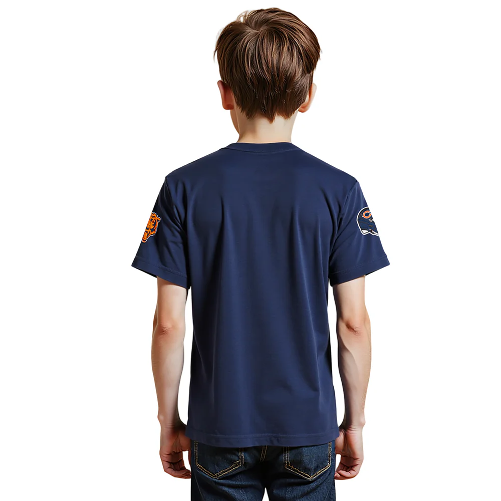 NFL CHICAGO BEARS CLASSIC LITTLE BOYS SHORT SLEEVE TEE (MIDNIGHT NAVY) - Image 2