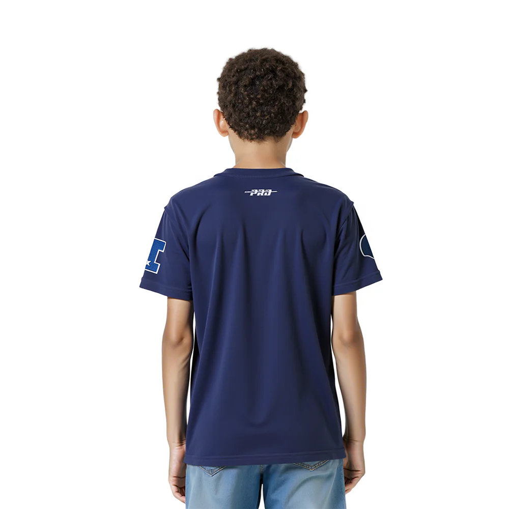 NFL CHICAGO BEARS RETRO CLASSIC LITTLE BOYS SHORT SLEEVE TEE (MIDNIGHT NAVY) - Image 2