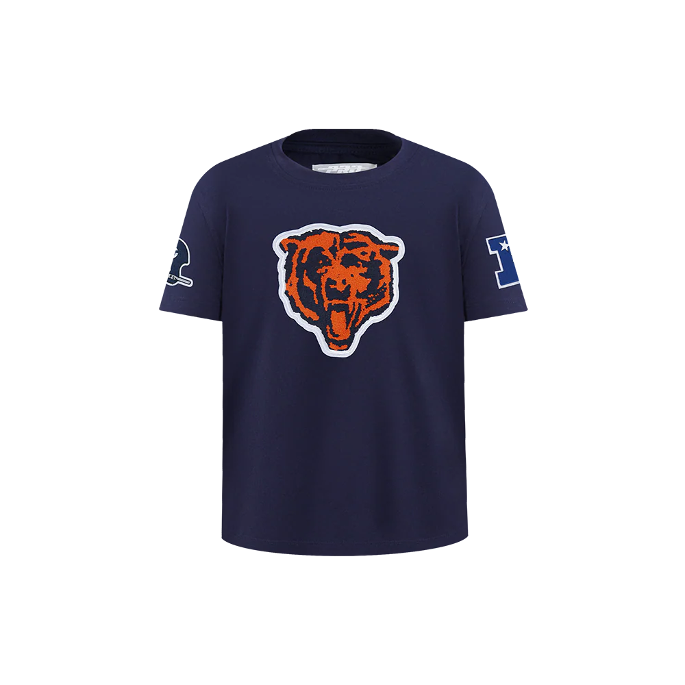 NFL CHICAGO BEARS RETRO CLASSIC LITTLE BOYS SHORT SLEEVE TEE (MIDNIGHT NAVY) - Image 3
