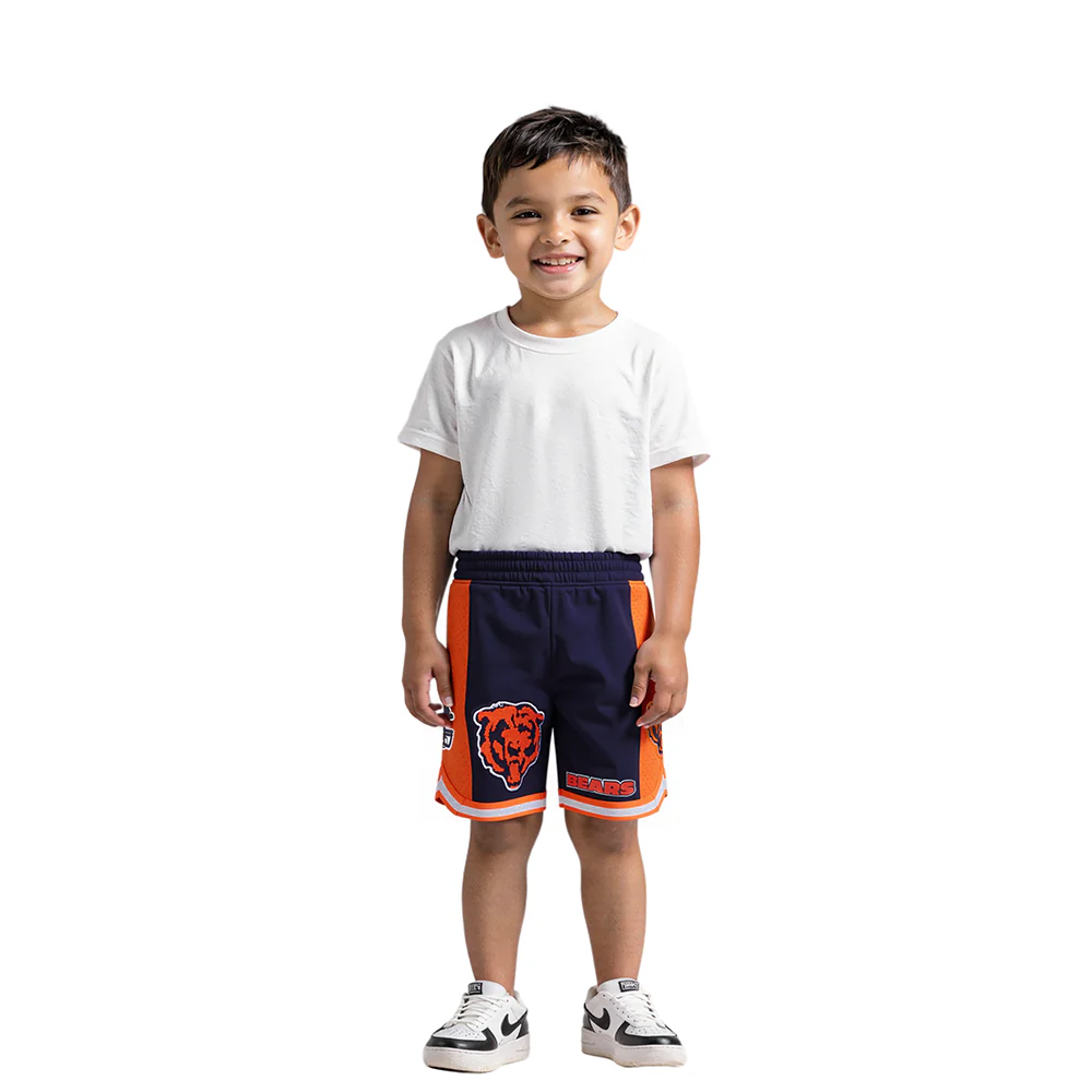 NFL CHICAGO BEARS CLASSIC TODDLER BOYS FLEECE 2.0 SHORT (MIDNIGHT NAVY/ORANGE) - Image 3