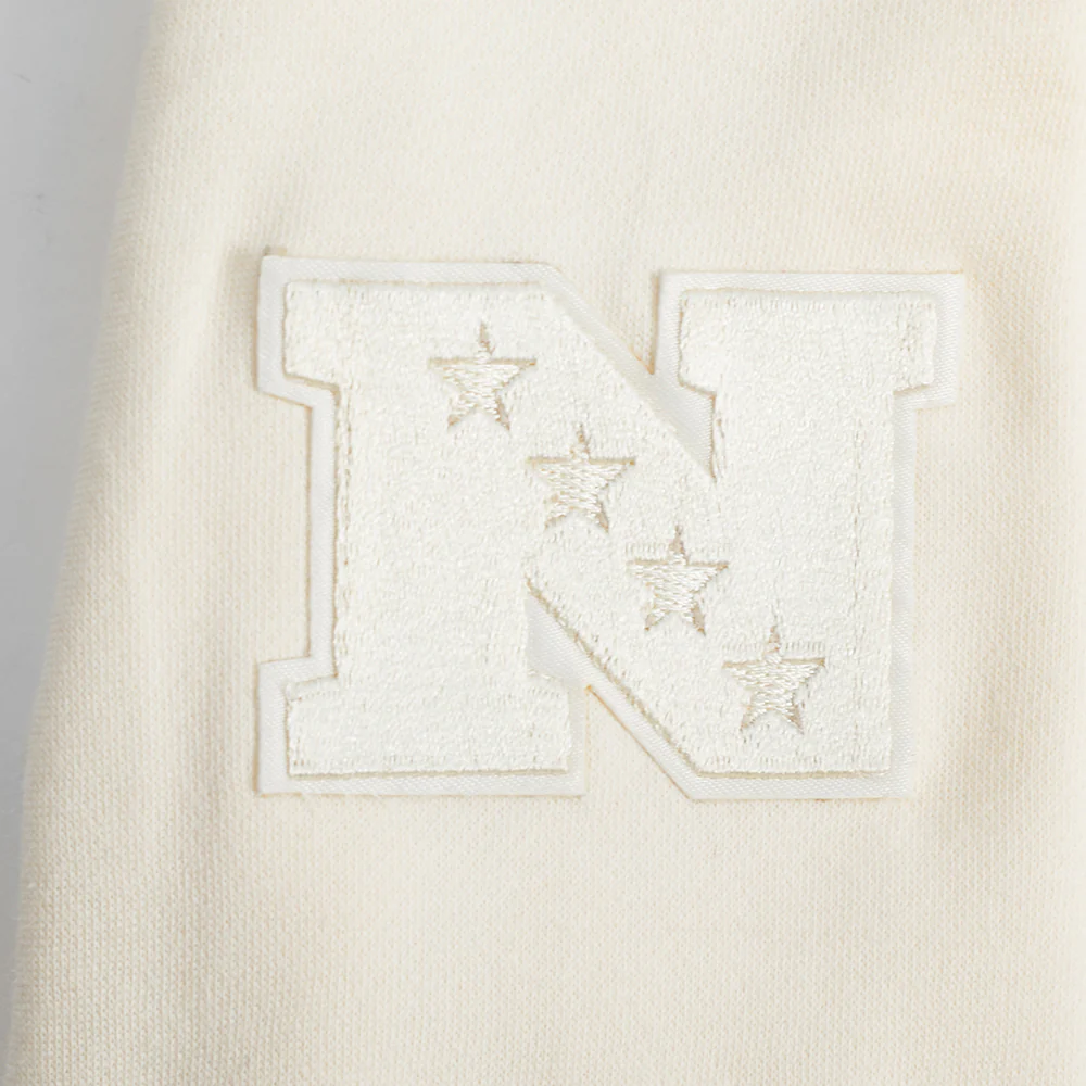 NFL CHICAGO BEARS NEUTRAL TODDLER GIRLS FLEECE CREWNECK (EGGSHELL) - Image 7