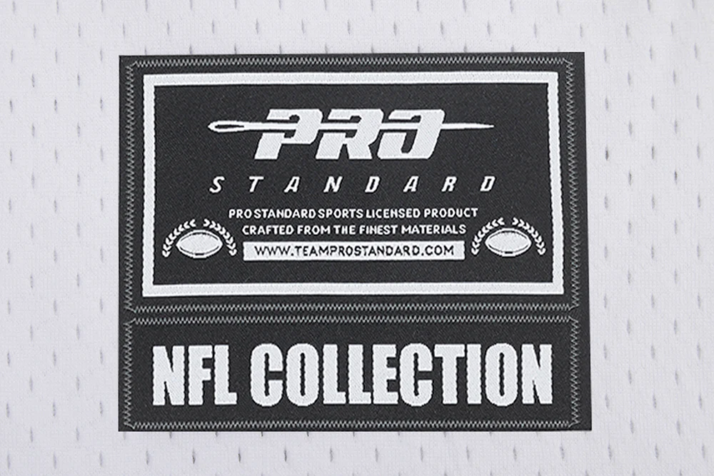 NFL CINCINNATI BENGALS JOE BURROW #9 MEN'S MESH BUTTON DOWN SHIRT (WHITE/BLACK/WHITE) - Image 6