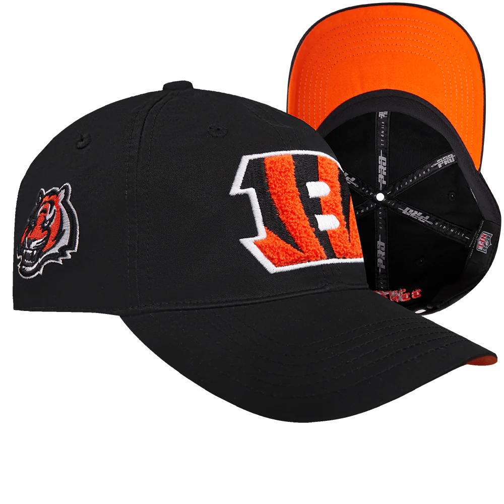 NFL CINCINNATI BENGALS MASHUP UNISEX DAD HAT (BLACK) - Image 7
