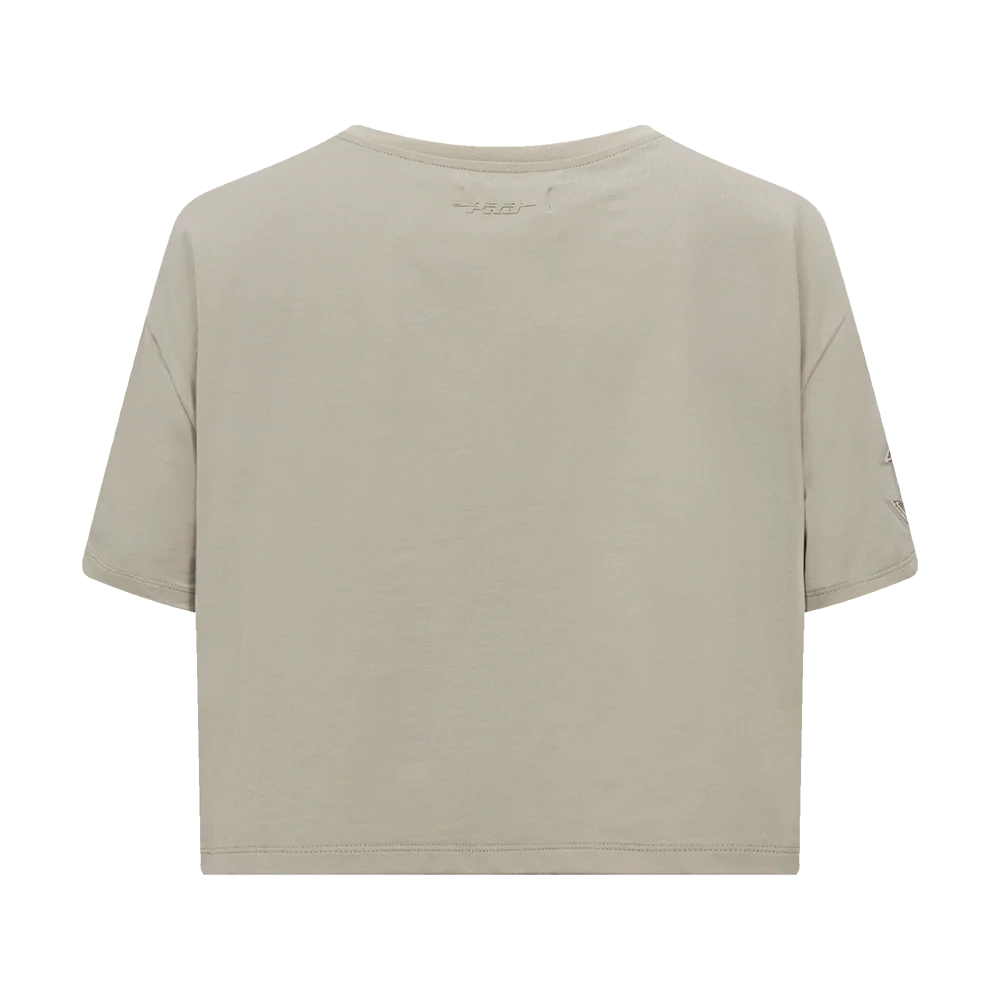 NFL CINCINNATI BENGALS NEUTRAL WOMEN'S BOXY TEE (TAUPE) - Image 3