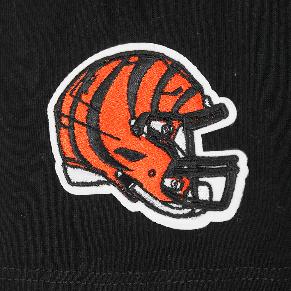 NFL CINCINNATI BENGALS CLASSIC BIG GIRLS SHORT SLEEVE BOXY TEE (BLACK) - Image 6