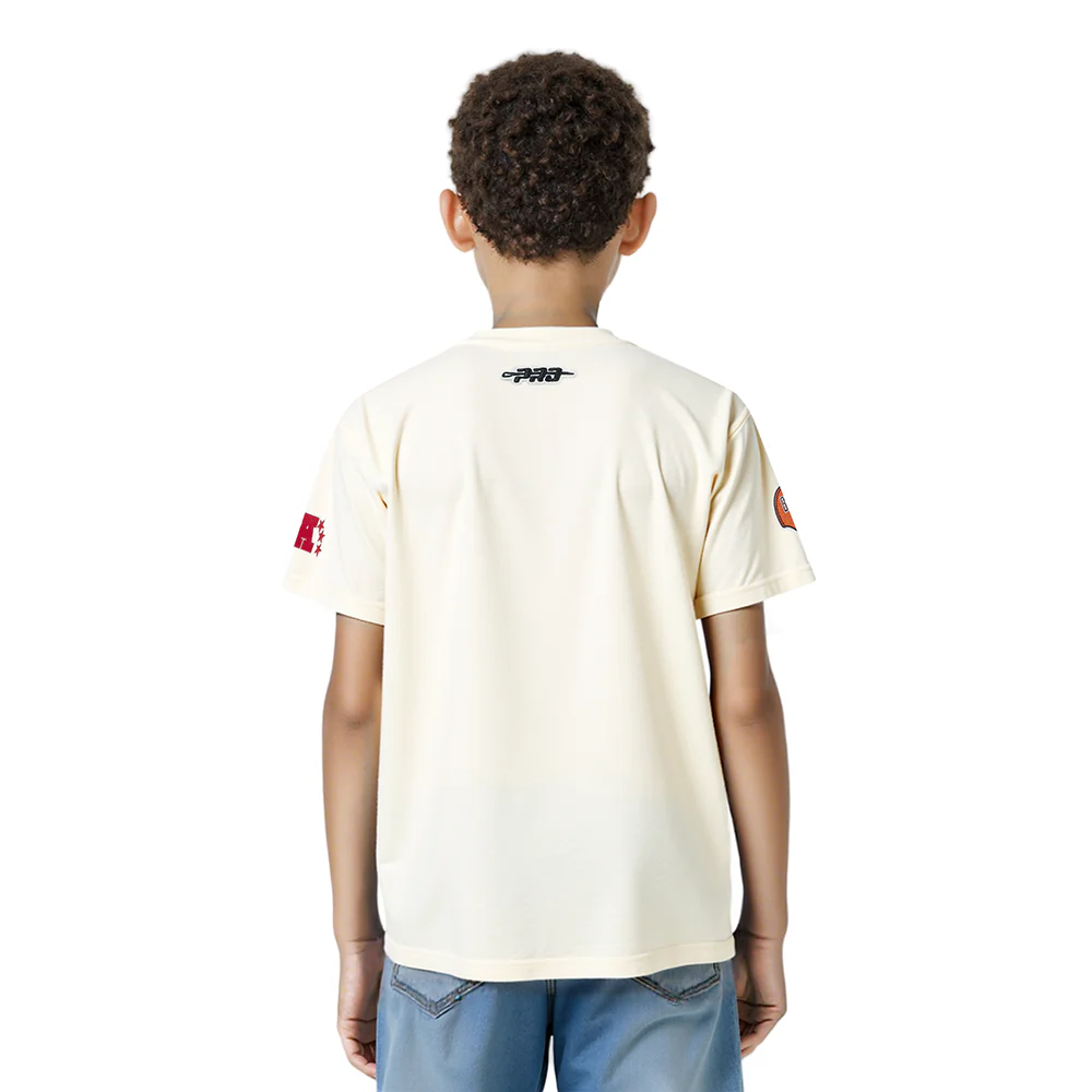 NFL CINCINNATI BENGALS RETRO CLASSIC LITTLE BOY'S SS TEE (EGGSHELL) - Image 2