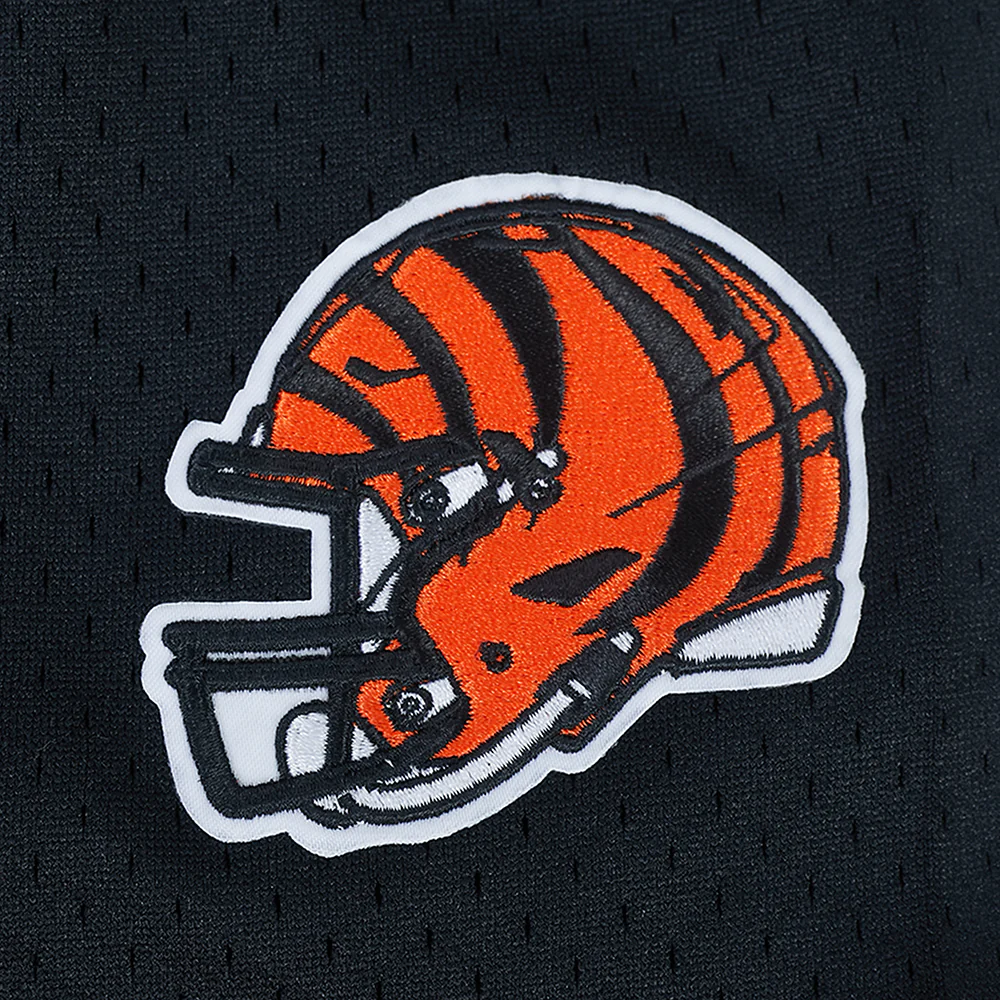 NFL CINCINNATI BENGALS CLASSIC TODDLER BOY'S MESH BUTTON DOWN SHIRT (BLACK/ORANGE) - Image 8