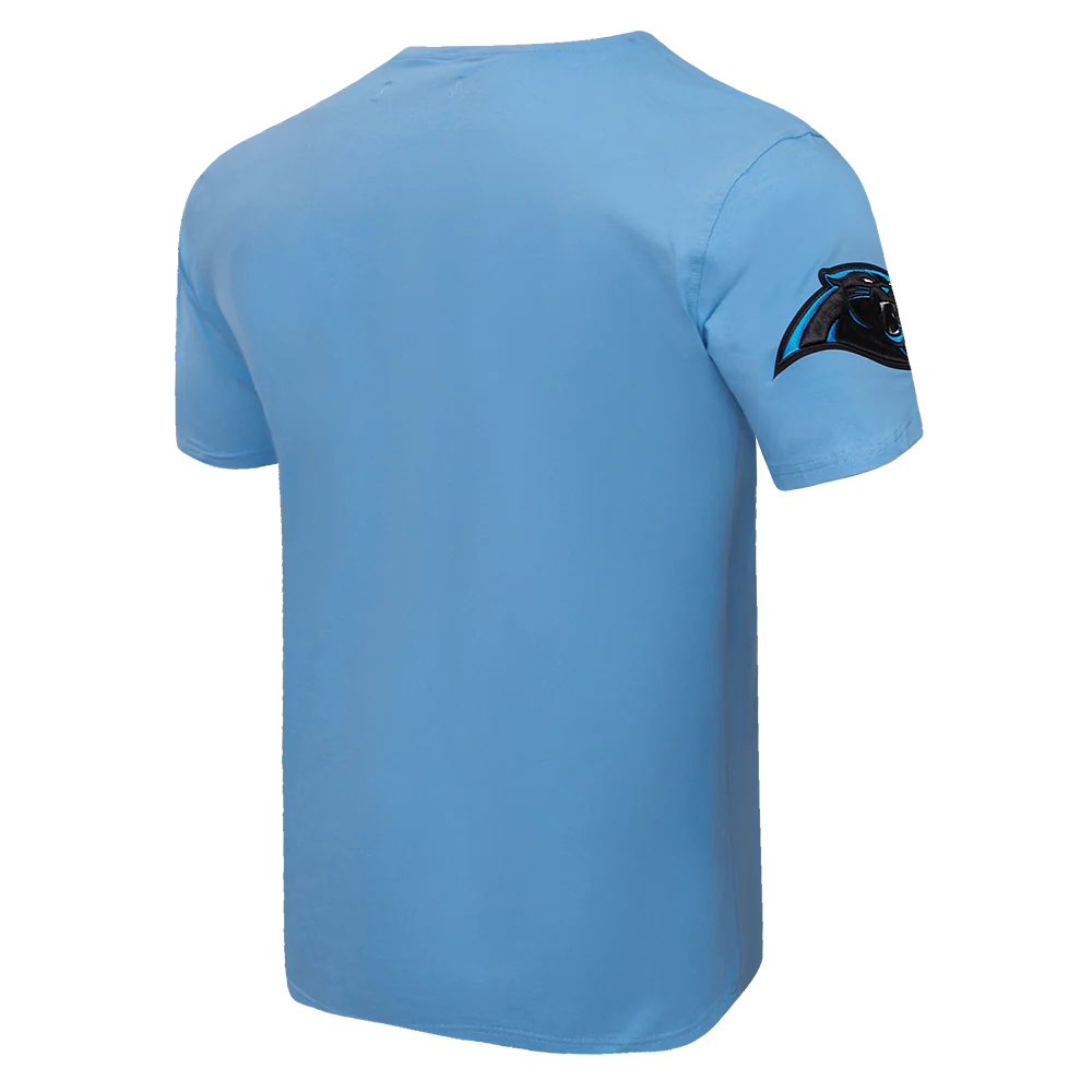 NFL CAROLINA PANTHERS CLASSIC CHENILLE SINGLE JERSEY TEE (UNIVERSITY BLUE) - Image 3