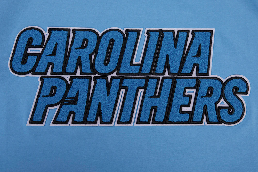 NFL CAROLINA PANTHERS CLASSIC CHENILLE SINGLE JERSEY TEE (UNIVERSITY BLUE) - Image 5