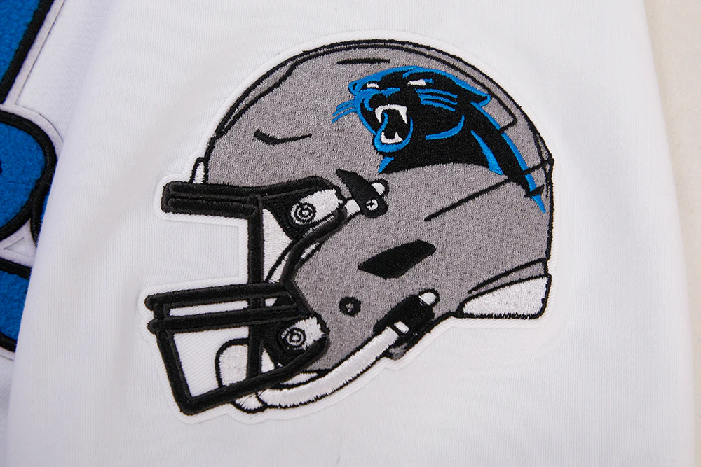 NFL CAROLINA PANTHERS CLASSIC CHENILLE SINGLE JERSEY TEE (WHITE) - Image 6