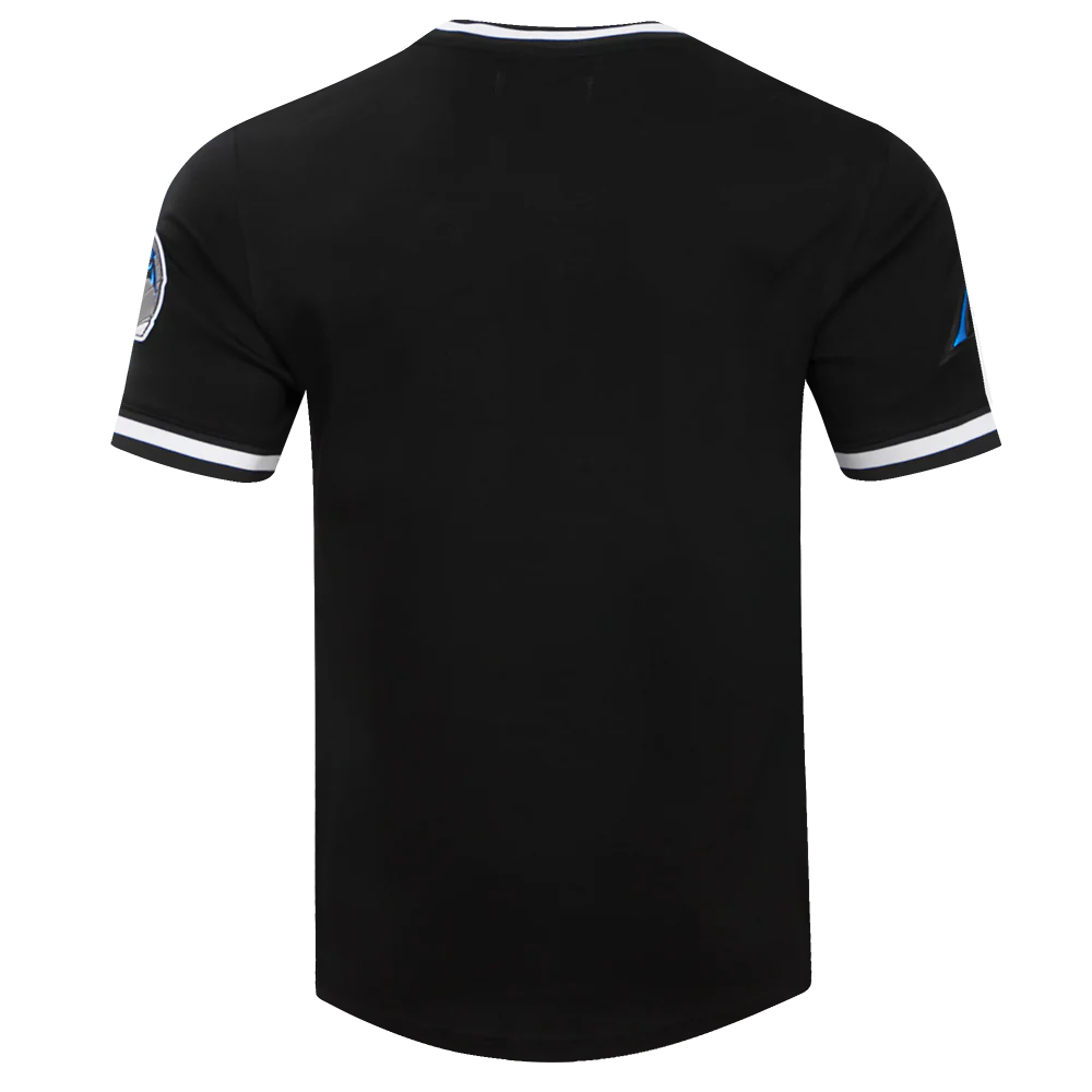 NFL CAROLINA PANTHERS CLASSIC CHENILLE TEE (BLACK) - Image 4