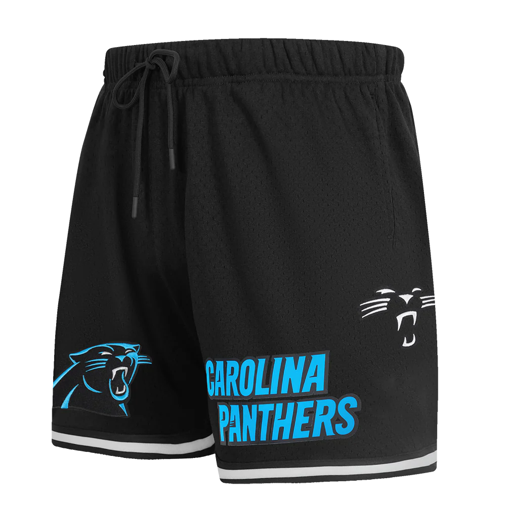NFL CAROLINA PANTHERS CLASSIC MESH MEN'S SHORT (BLACK) - Image 7