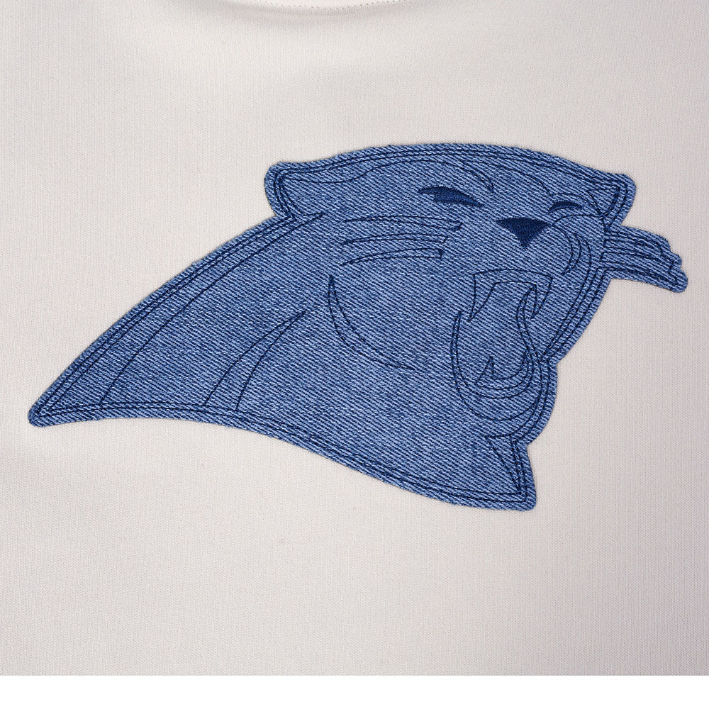 NFL CAROLINA PANTHERS VARSITY BLUES MEN'S FLC PO HOODIE (LINEN) - Image 9