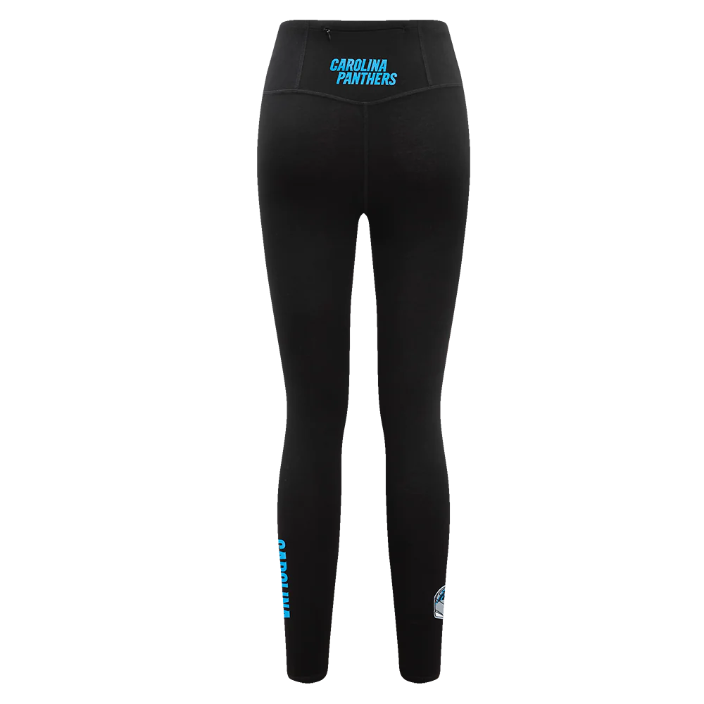 NFL CAROLINA PANTHERS CLASSIC WOMEN'S JERSEY LEGGING (BLACK) - Image 3