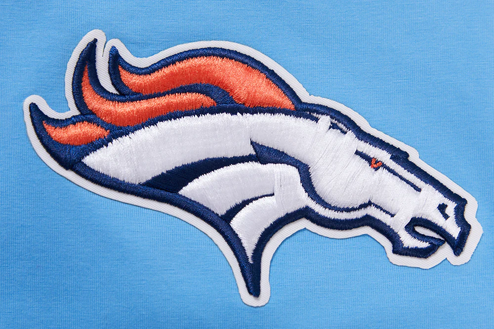 NFL DENVER BRONCOS CLASSIC CHENILLE SINGLE JERSEY TEE (UNIVERSITY BLUE) - Image 6