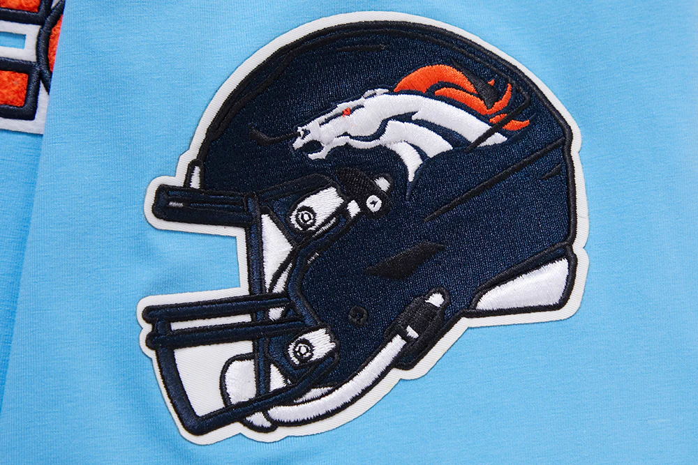 NFL DENVER BRONCOS CLASSIC CHENILLE SINGLE JERSEY TEE (UNIVERSITY BLUE) - Image 7