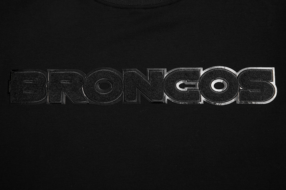NFL DENVER BRONCOS TRIPLE BLACK TEE (TRIPLE BLACK) - Image 5