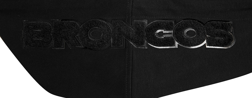 NFL DENVER BRONCOS TRIPLE BLACK MEN'S DK FZ HOODIE (TRIPLE BLACK) - Image 5