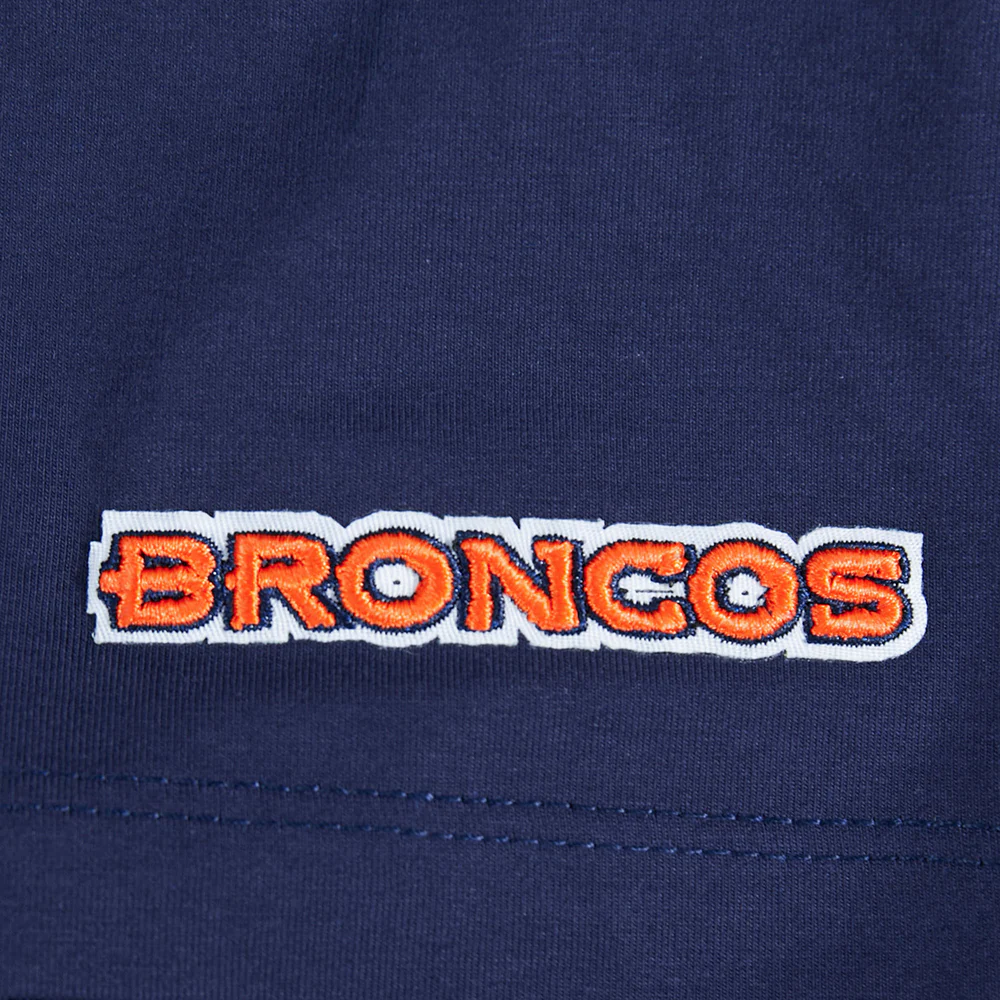 NFL DENVER BRONCOS SCRIPT TAIL WOMEN'S SJ BOXY TEE (MIDNIGHT NAVY) - Image 14