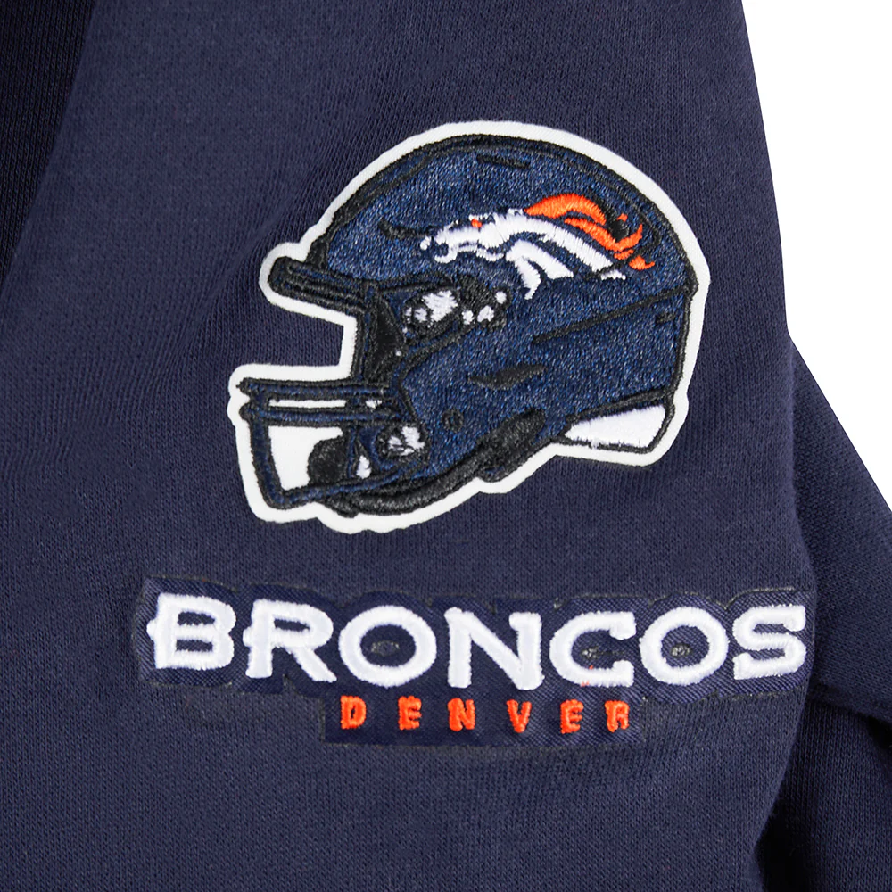 NFL DENVER BRONCOS CLASSIC TODDLER BOYS FLEECE PULLOVER HOODIE (MIDNIGHT NAVY) - Image 7