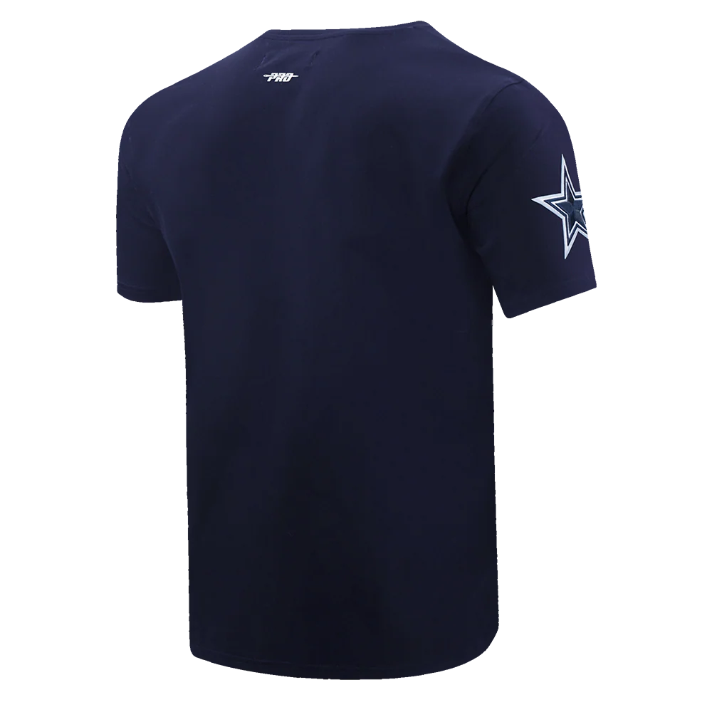 NFL DALLAS COWBOYS SCRIPT TAIL MEN'S   TEE (MIDNIGHT NAVY) - Image 4