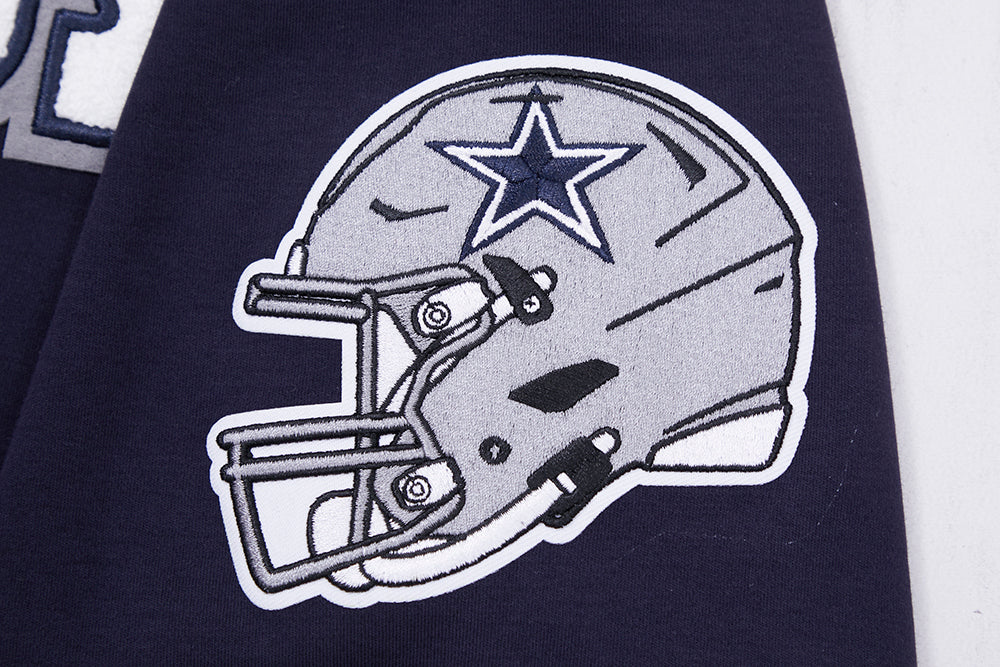 NFL DALLAS COWBOYS CLASSIC CHENILLE DOUBLE KNIT TEE (MIDNIGHT NAVY) - Image 6
