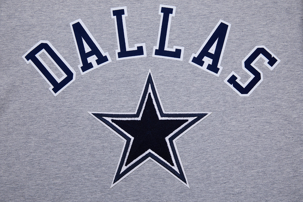 NFL DALLAS COWBOYS CLASSIC BRISTLE MEN'S TEE (HEATHER GREY) - Image 5