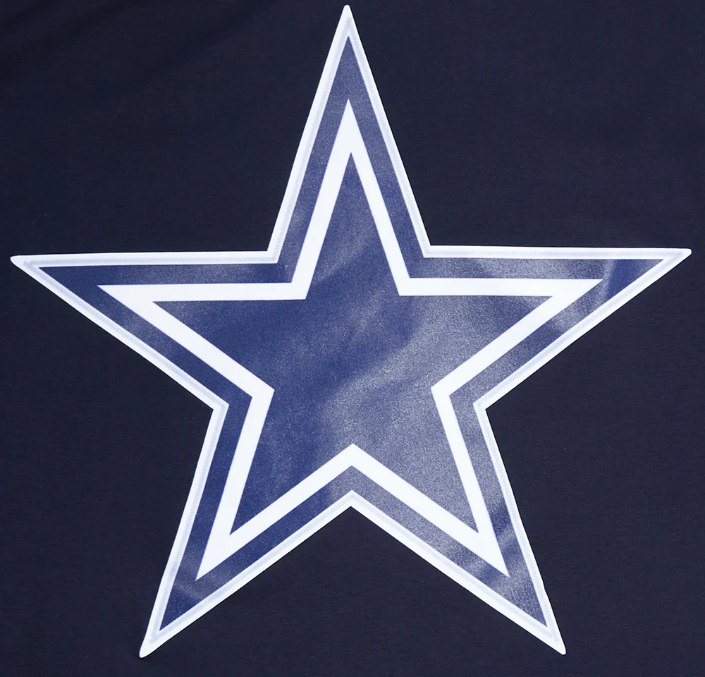 NFL DALLAS COWBOYS LOGO CLASSIC MESH MEN'S PRO TEAM TAPING SHIRT (MIDNIGHT NAVY) - Image 7