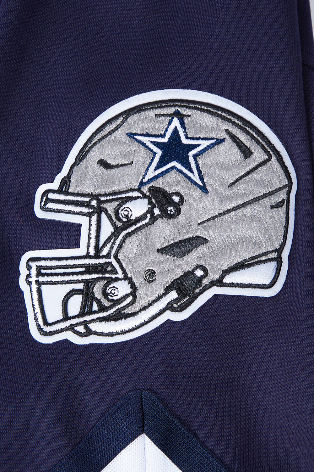 NFL DALLAS COWBOYS CLASSIC MEN'S WARM UP JACKET (MIDNIGHT NAVY) - Image 7