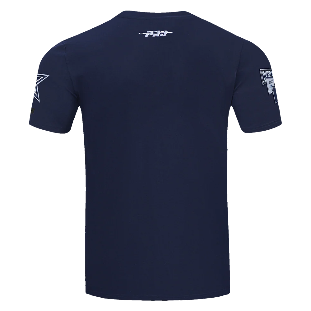 NFL DALLAS COWBOYS TEAM PENNANTS MEN'S TEE (MIDNIGHT NAVY) - Image 3