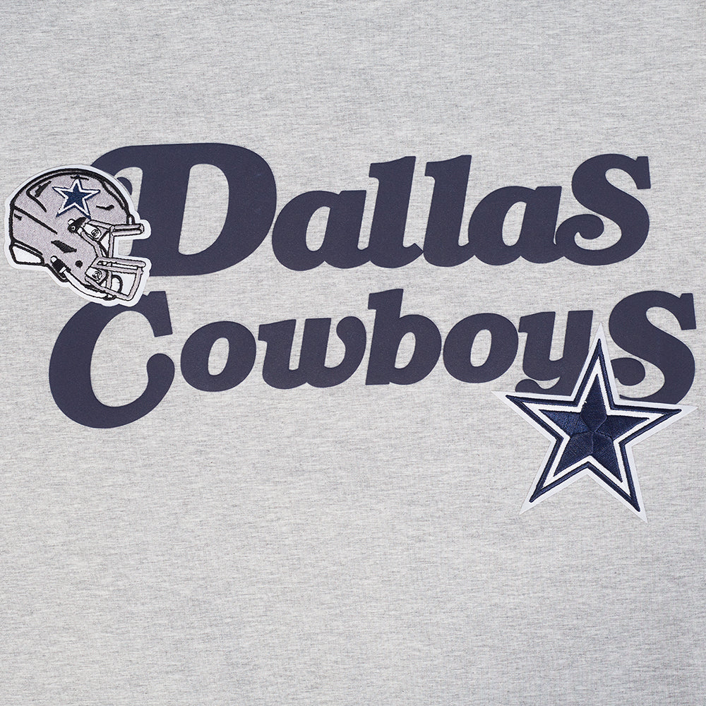 NFL DALLAS COWBOYS SOUVENIR MEN'S SINGLE JERSEY TEE (HEATHER GREY) - Image 5