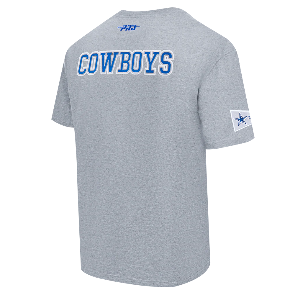 NFL DALLAS COWBOYS BEST OF MEN'S CJ DROP SHOULDER TEE (DARK HEATHER GRAY) - Image 6