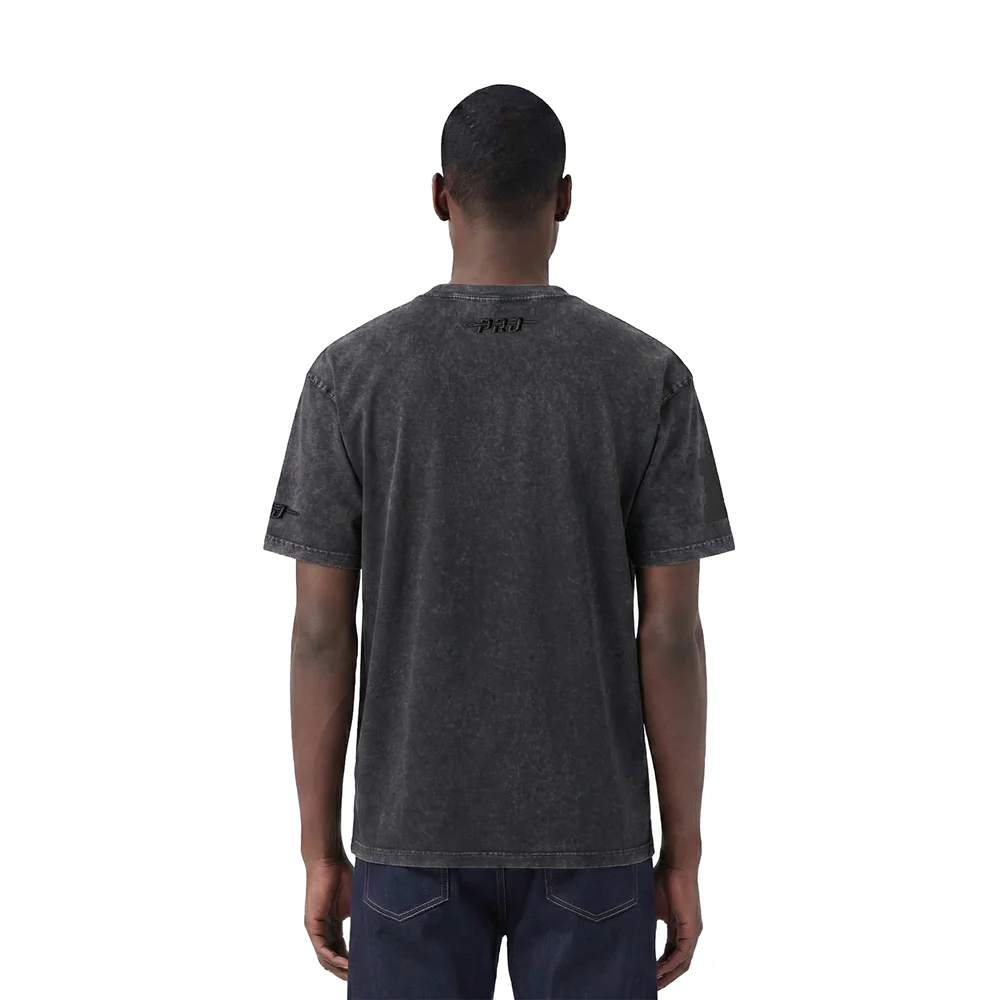 NFL DALLAS COWBOYS WASHED VANGUARD MEN'S ENZYME WASH CJ DROP SHOULDE (WASHED BLACK) - Image 2