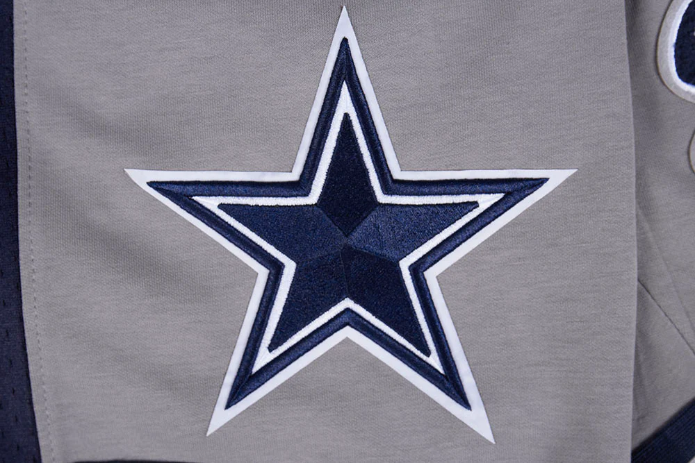 NFL DALLAS COWBOYS SCRIPT TAIL MEN'S DOUBLE KNIT 2.0 SHORT (GRAY/MIDNIGHT NAVY) - Image 6