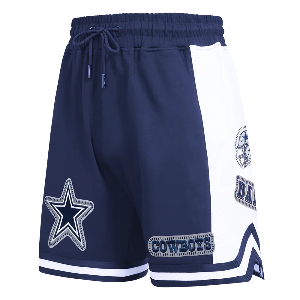NFL DALLAS COWBOYS DIY PICK STITCH MEN'S DOUBLE KNIT 2.0 SHORT (MIDNIGHT NAVY)
