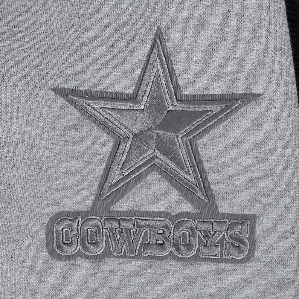 NFL DALLAS COWBOYS REVERSE FRENCH TERRY MEN'S COLOR BLOCK FLEECE PULLOVER HOODIE - Image 8