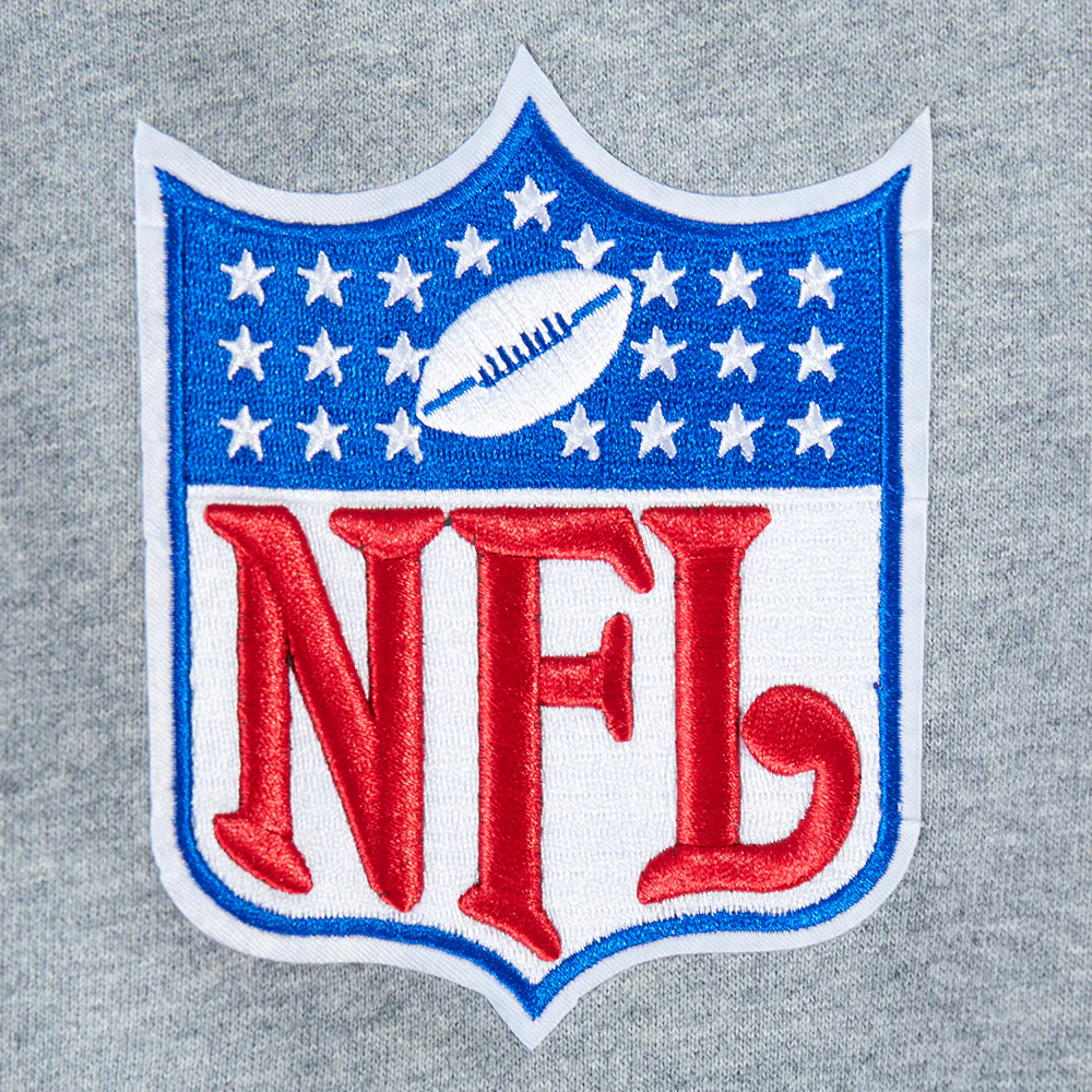 NFL DALLAS COWBOYS BEST OF MEN'S DROP SHOULDER PO HOODIE (DARK HEATHER GRAY) - Image 10