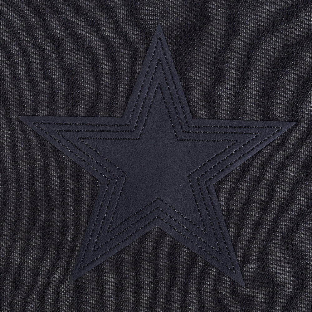 NFL DALLAS COWBOYS WASHED VANGUARD MEN'S ENZYME WASH DROP SHOULDER F (WASHED BLACK) - Image 11